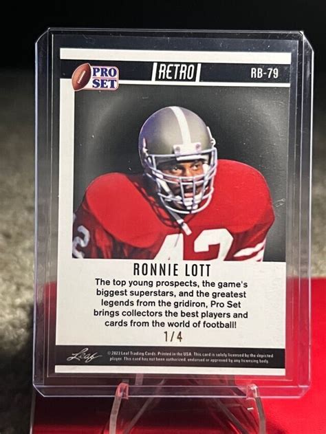 Ronnie Lott 2023 Pro Set Metal Purple Pulsar 4 49ers EBay