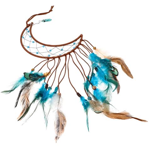 Moon Dream Catcher Wall Hanging Plumage Dream Catcher Decor Wedding