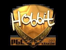 Hobbit Gold Krakow 2017 CSGO Sticker Price CS GO Captain