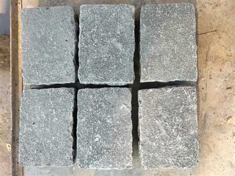 High Quality Tandur Grey Limestone Tumbled Cobble Stone Pavers 14x20x5 7 Cm Outdoor Garden