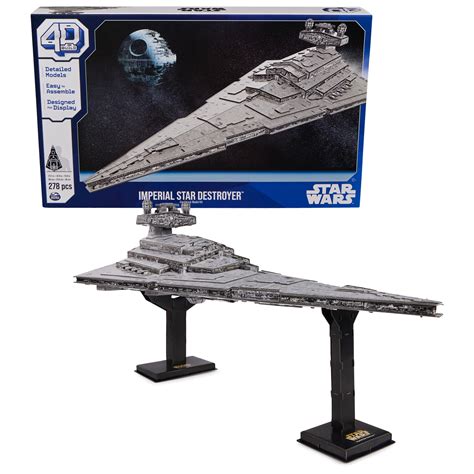 4D Build Star Wars Deluxe Imperial Star Destroyer 3D Model Kit Toy Ship ...