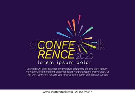 conferance logo   royalty  licensable stock vectors