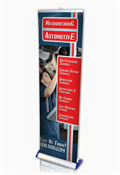 Retractable Banner Stand Hardware Only Post Up Stand