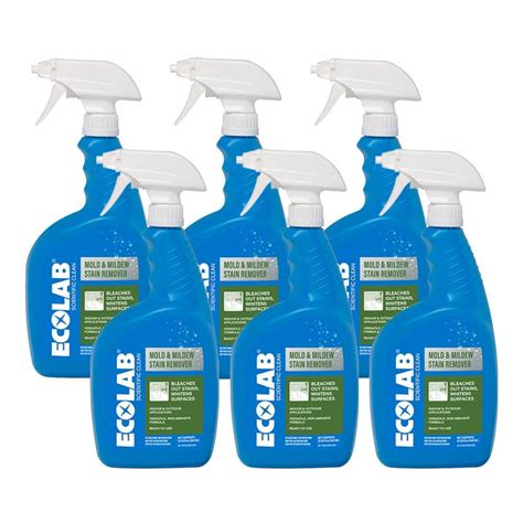 Ecolab 32 Fl Oz Mold And Mildew Stain Remover 6 Pack 7700446c6