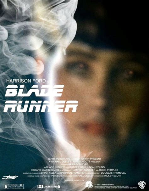 Blade Runner 1982 Poster Design By Santiago Bruni In 2024 Blade Runner Blade Runner Poster