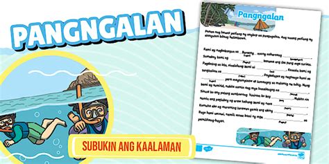 pangngalan activity sheet grade  twinkl ph
