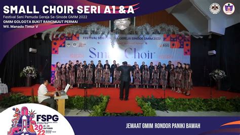 Hymne Pemuda Gmim Paduan Suara Pemuda Gmim Rondor Paniki Bawah Fspg