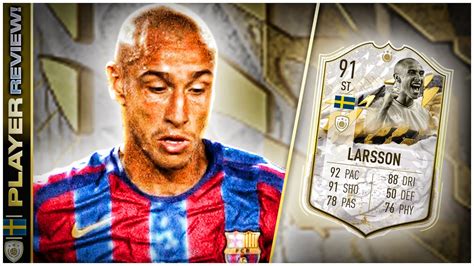 PRIME ICON MOMENTS 91 RATED HENRIK LARSSON REVIEW FIFA 22 ULTIMATE