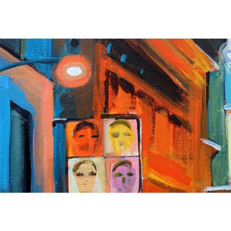 "Hamilton on Broadway" Contemporary Acrylic Painting on Canvas by ...