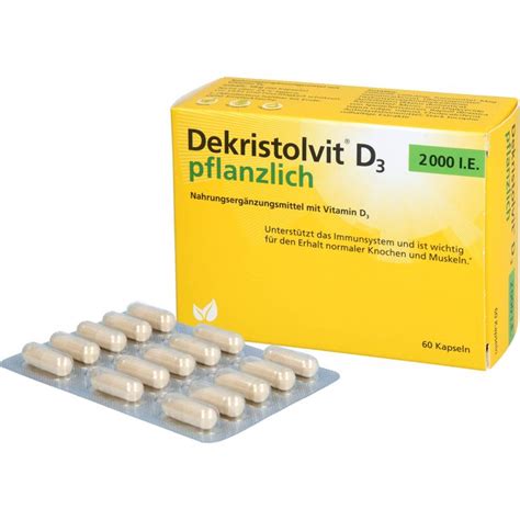 Dekristolvit D I E Pflanzlich Kapseln Wir Leben Apotheken