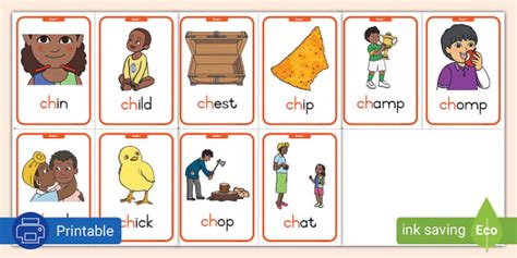 Grade 1 Phonics Ch Flashcards Profesor Hizo Twinkl