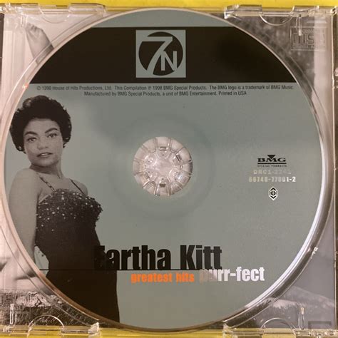 Eartha Kitt Purr Fect Greatest Hits Cd 1998 Like New Condition Free Shipping 667487700122 Ebay