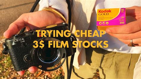 Trying Cheap Mm Film Stocks Youtube