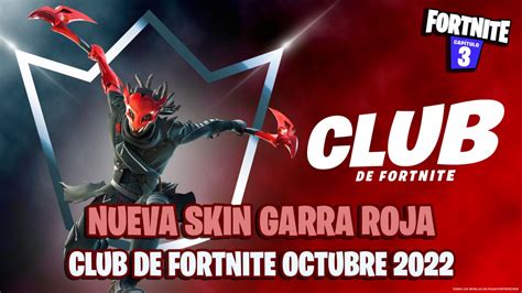 As Es La Nueva Skin Garra Roja Del Club De Fortnite De Octubre