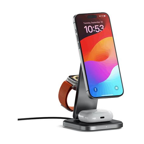 Satechi 3 In 1 Foldable Qi2 Wireless Charging Stand Megamac