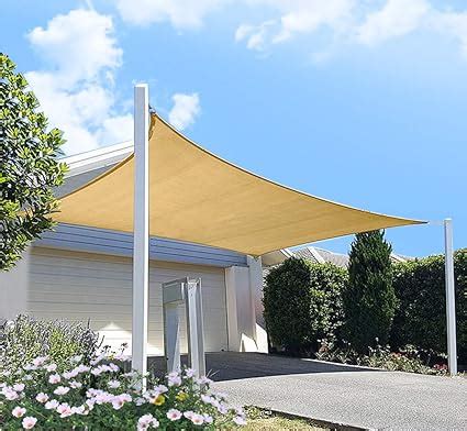 Outdoor Sun Shade Sail Canopy 10 X 12 Rectangle Shade Cloth UV Block