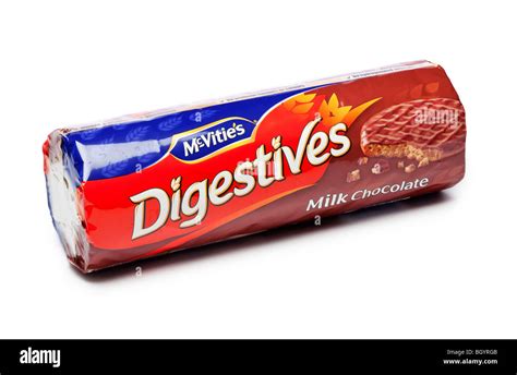 McVities milk chocolate digestive biscuits packet - cut out studio on ...