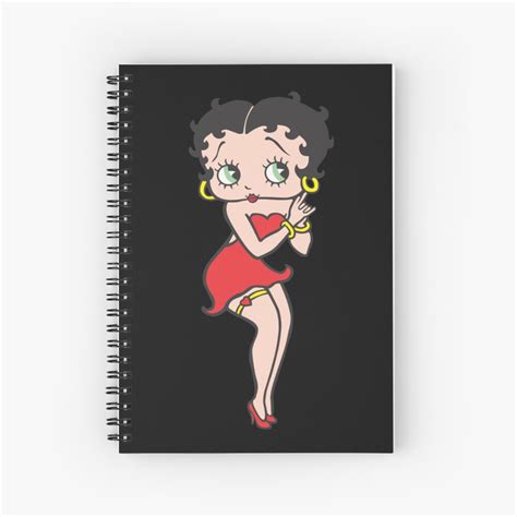 Cuaderno De Espiral Betty Boop De Dibujos Animados De Wowlil Redbubble