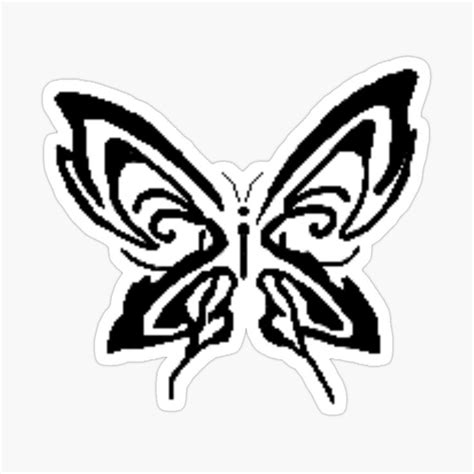 Park Jae Eon Butterfly Tattoo Nevertheless Tattoo Sticker By