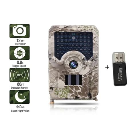 Pr Hd P Hunting Camera Photo Trap Mp Wildlife Trail Night