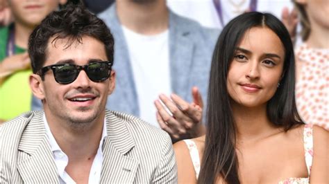 Charles Leclerc quién es Alexandra Saint Mleux la novia del piloto