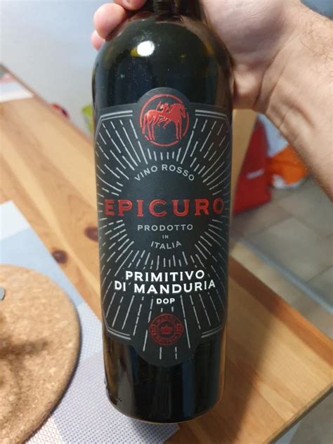 Femar Vini Primitivo Di Manduria Epicuro Italy Puglia Primitivo