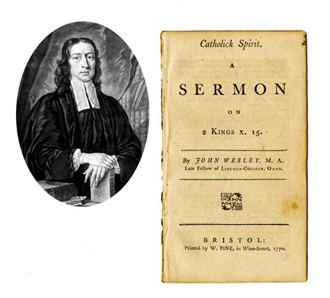 Lot 1770 Publication Of John Wesleys Catholick Spirit Sermon