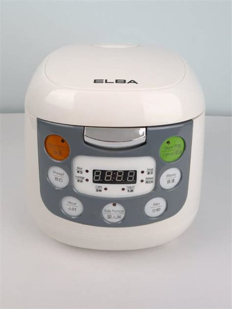 Elba Digital Rice Cooker Erc E Wh Kitchen Appliances On Carousell