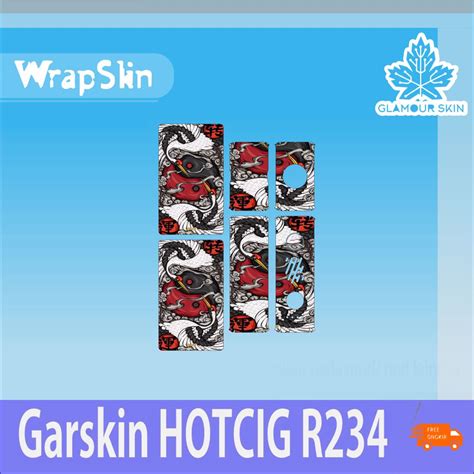 Jual Premium Hotcig R Vapor Mod Pod Garskin Skin Wrap Custom Cod