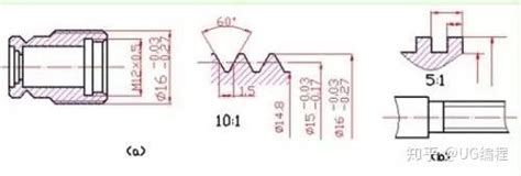 螺纹的画法图解，超简单而且实用！ 知乎