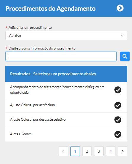 Associando Procedimento A Um Agendamento BlueDental Central De Ajuda