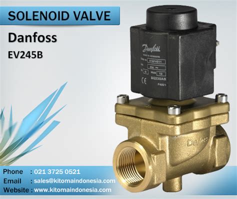 Solenoid Valves Danfoss Servo Piston Operated Type EV245B