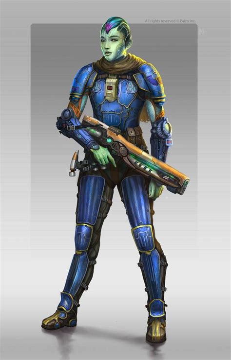 Steward Officer By Tsabo6 Sci Fi Character Art Pathfinder Character