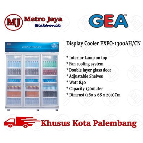 Jual SHOWCASE 3 Pintu GEA EXPO 1300 AH CN CHILLER GEA LEMARI PENDINGIN