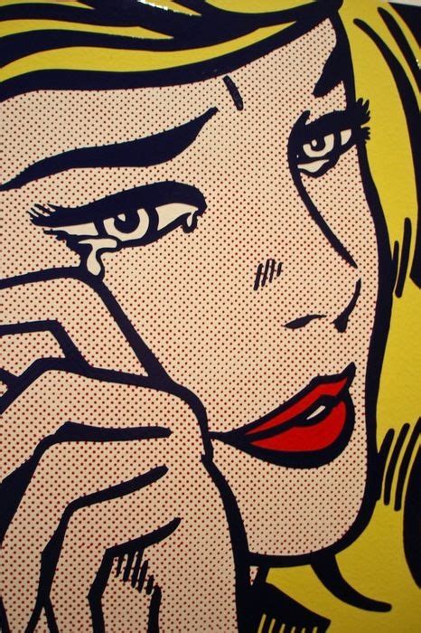 Crying Girl 1964 By Roy Lichenstein Lichtenstein Pop Art Pop Art Roy Lichtenstein 9e Art