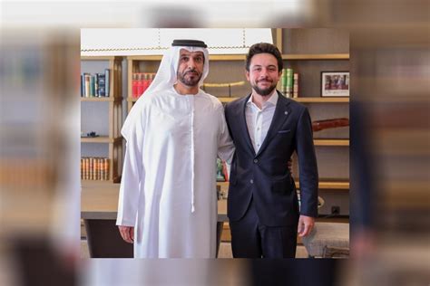 Uae Ambassador To Jordan Meets Jordanian Crown Prince