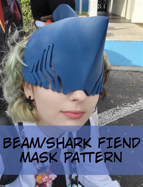 Beam/shark Fiend Mask Pattern and Instructions Beginner Level - Etsy