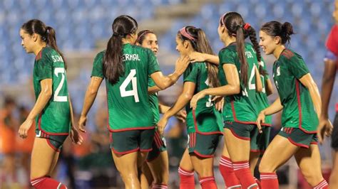 Selección Mexicana Femenil en Copa Oro W 2024 México vs Paraguay