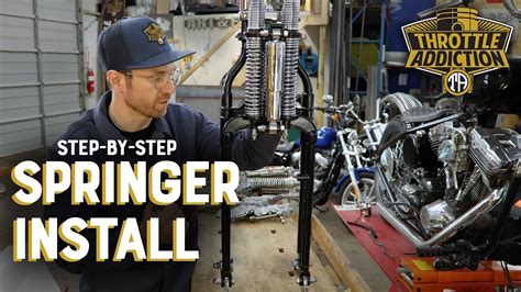 How To Install A Springer Front End Harley Repair From Start To