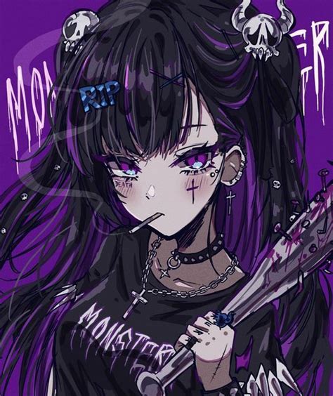 Minku😈💀🐟👽 On Instagram 🖤amy💜 Aa Amy Issss My Goth Mommy Oc 😗🖤 I Miss