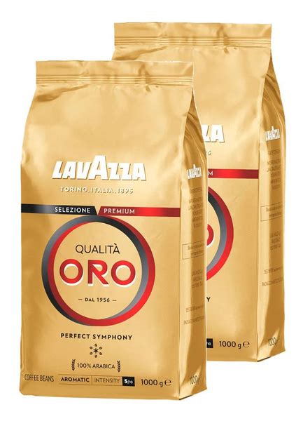 Кофе в зернах Lavazza Qualita Oro Perfect Symphony 1 кг 2шт купить