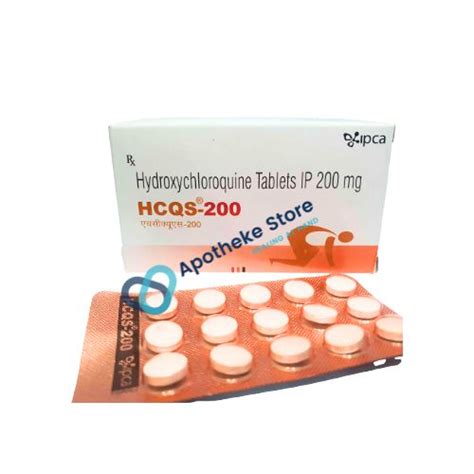 Hydroxychloroquine Mg Tablets Hcqs Apotheke Store