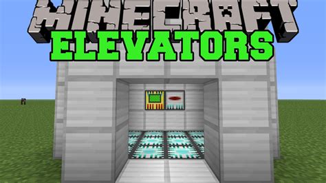 Minecraft Real Elevators Set Up Epic Elevators Mod Showcase Acorn