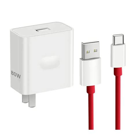 OnePlus Supervooc Power Adapter With Type A To Type C Cable 80W