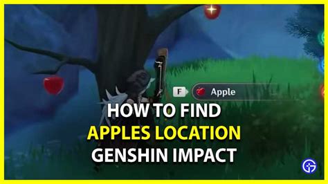 Genshin Impact: Where To Find Apples (Location Guide)