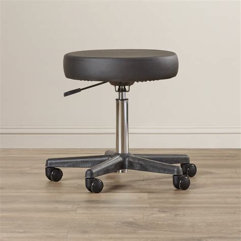 Symple Stuff Height Adjustable Rolling Stool And Reviews Wayfair