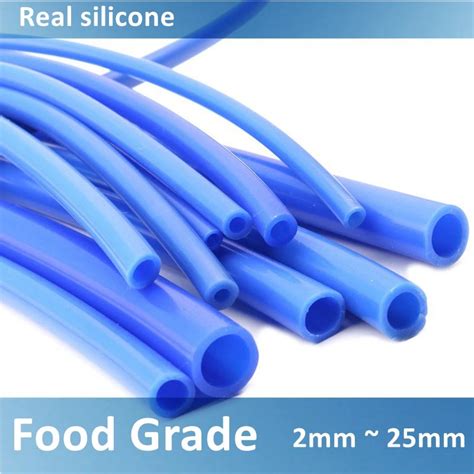 Universal Blue Silicone Vacuum Tube Hose 2mm 25mm Flexible Food Grade