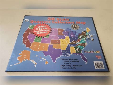 50 State Quarters Collectors Map Factory Sealed Northern Kentucky