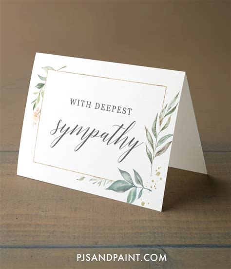 free printable sympathy card Archives - Pjs and Paint