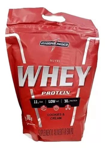 Nutri Whey Protein Refil 907g Coqueteleira Integralmedica Sabor